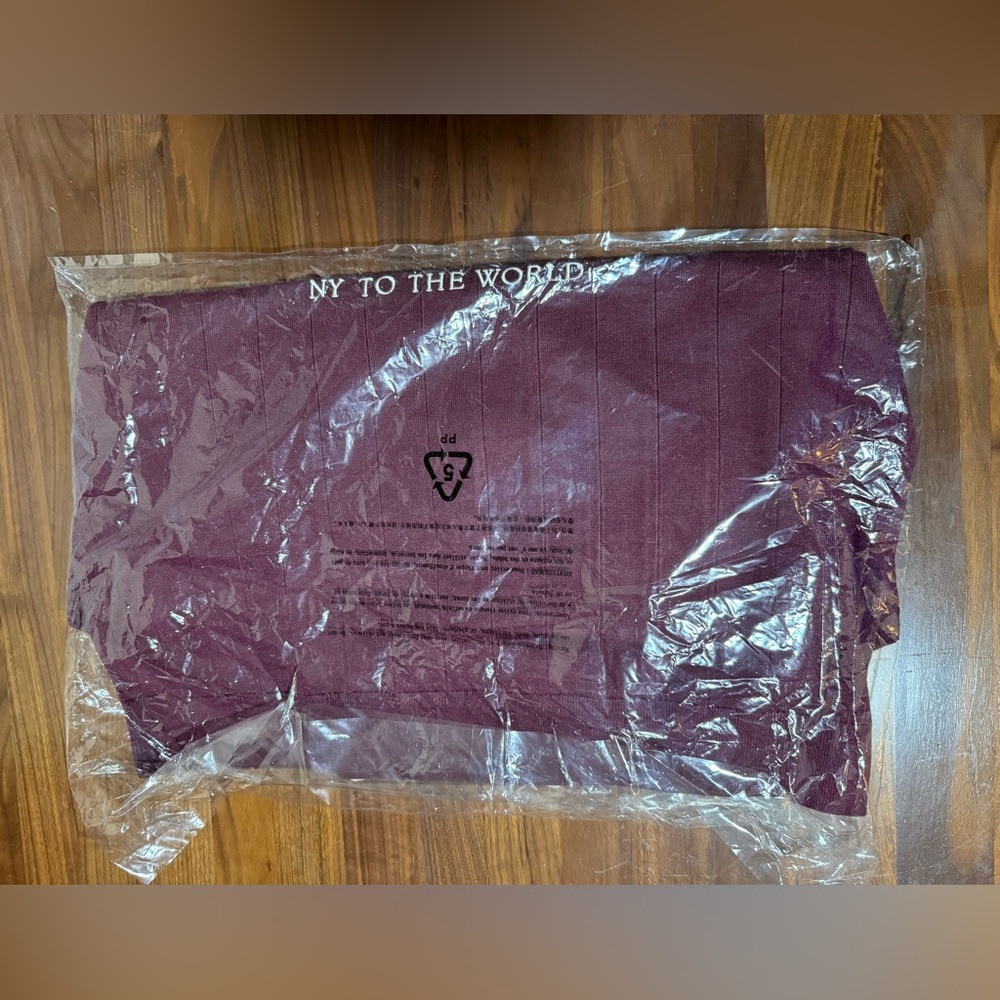 Kith Rugby Pullover Sweater in Essence (Maroon) Viscose Blend Satin Logo Size XL - Picture 8 of 8